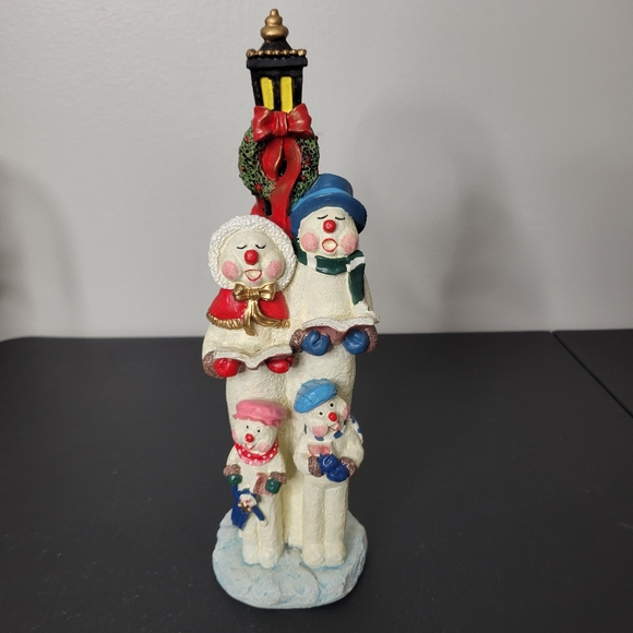 Festive Snowman Carolers Family Holiday Decor - Picture 1 of 7